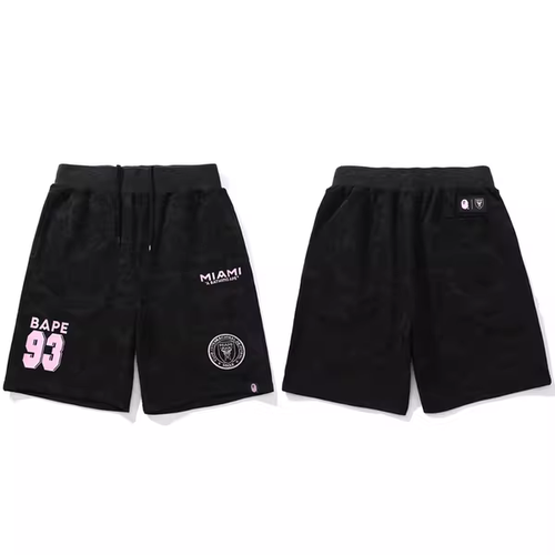 INTER MIAMI X BAPE BLACK SHORTS