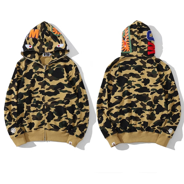 BAPE YELLOW CAMO ZIP