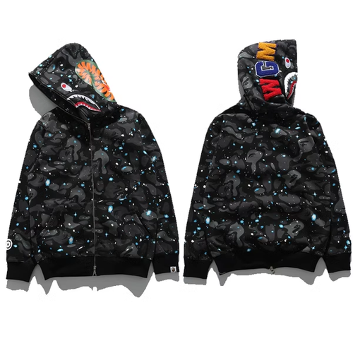 BAPE STARRY SKY BLACK ZIP