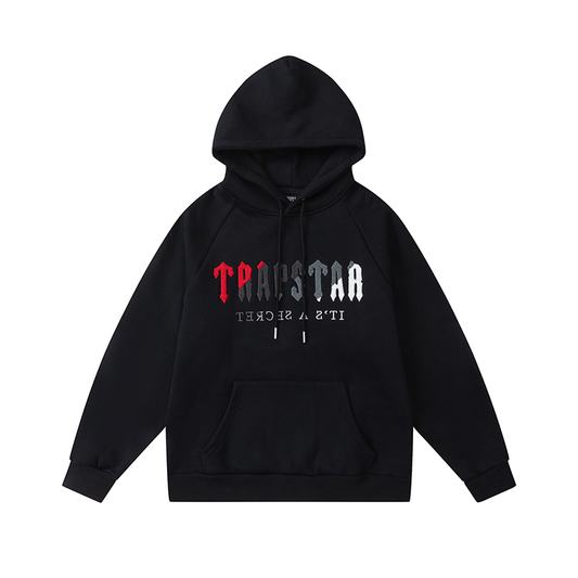 TRAPSTAR BLACK HOODIE R/W/G/B