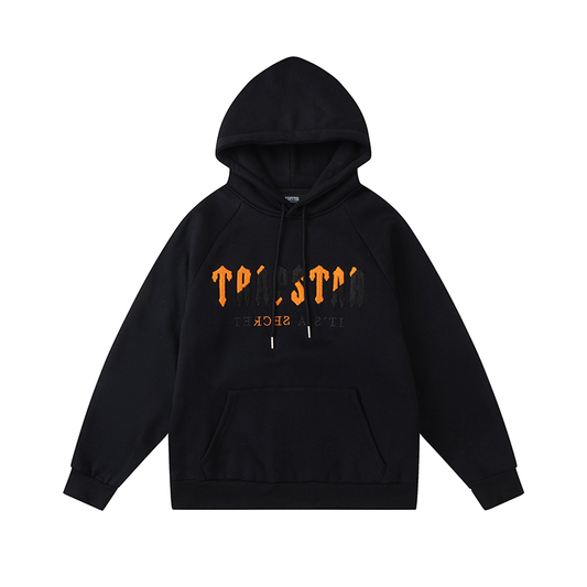 TRAPSTAR HOODIE BLACK O/B