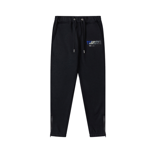TRAPSTAR PANTS BLACK B/W/G/B