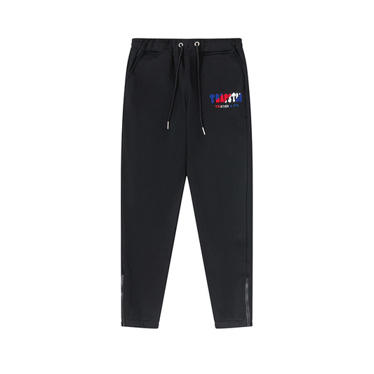TRAPSTAR PANTS BLACK B/R/W