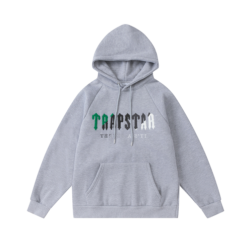 TRAPSTAR HOODIE GREY G/B/W