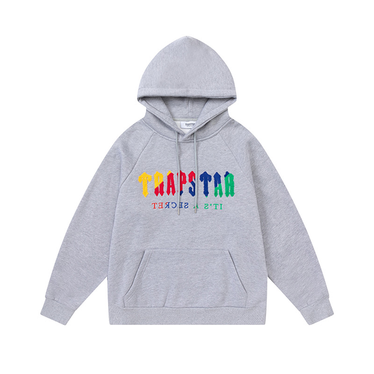TRAPSTAR HOODIE GREY LGBTQ