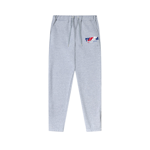 TRAPSTAR PANTS GREY B/R/W