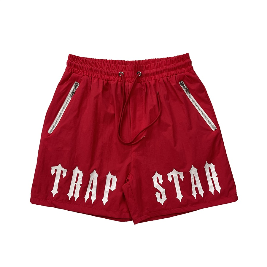 TRAPSTAR RED GYM SHORTS