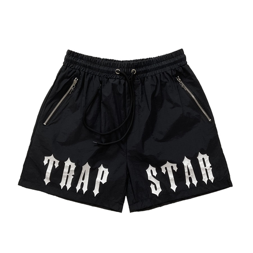 TRAPSTAR BLACK GYM SHORTS