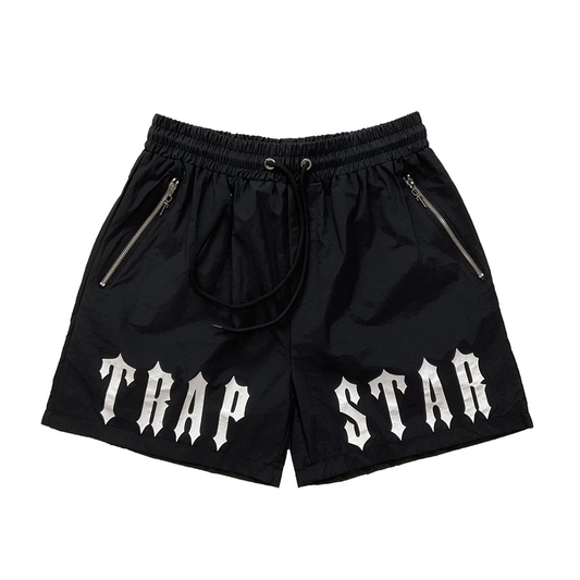 TRAPSTAR BLACK GYM SHORTS