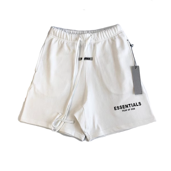 ESSENTIALS WHITE SHORTS