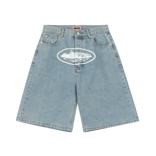CORTEIZ JEAN SHORTS BLUE - Size M