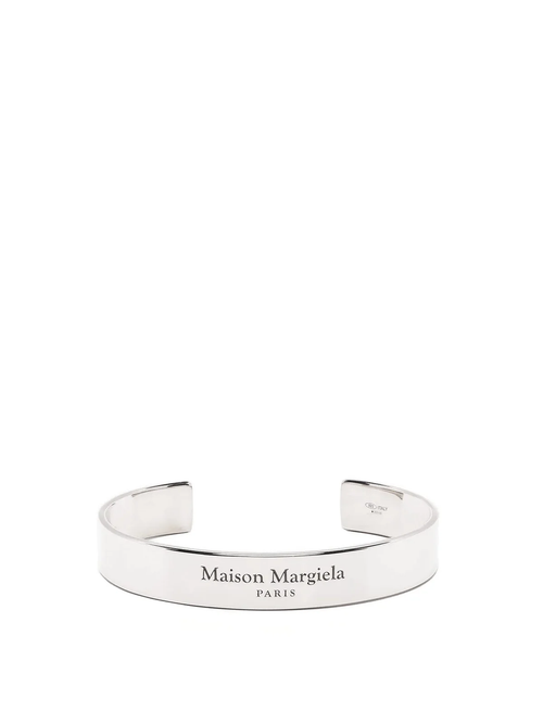 MAISON MARGIELA ENGRAVED CUFF BRACELET POLISHED