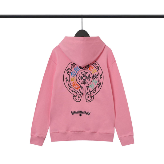 CHROME HEARTS PINK HOODIE