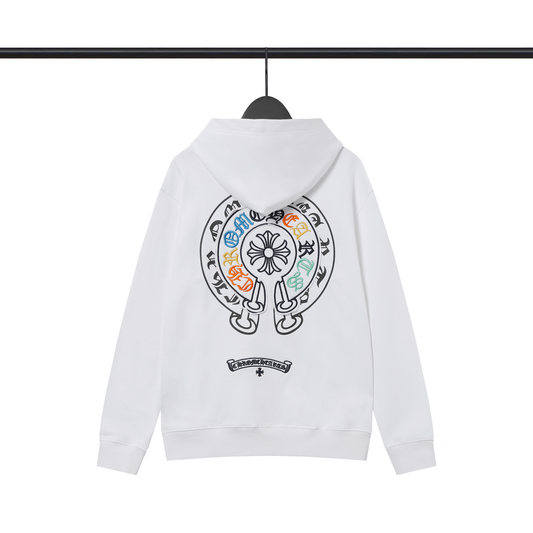 CHROME HEARTS WHITE HOODIE