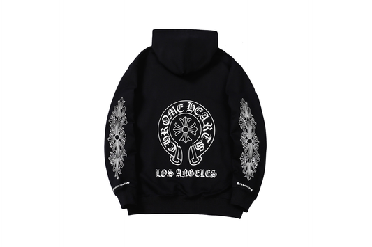 CHROME HEARTS BLACK LA HOODIE