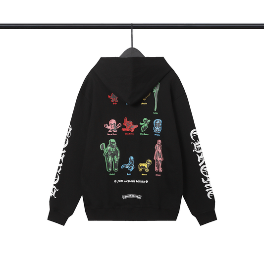 CHROME HEARTS FOES HOODIE BLACK