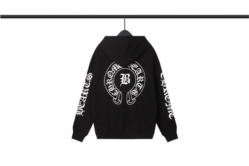 CHROME HEARTS B HOODIE BLACK