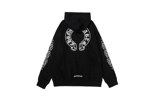 CHROME HEARTS HORSE SHOE HOODIE BLACK