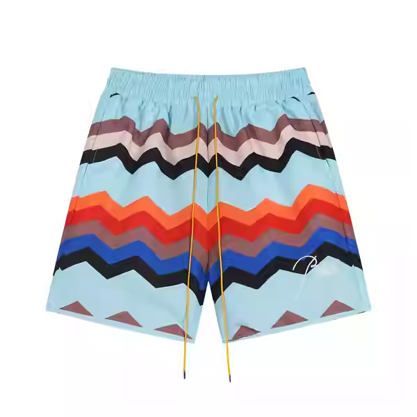RHUDE BLUE ZZ SHORTS