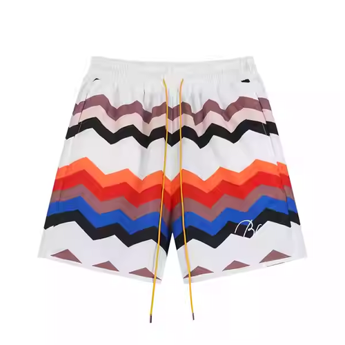 RHUDE WHITE ZZ SHORTS