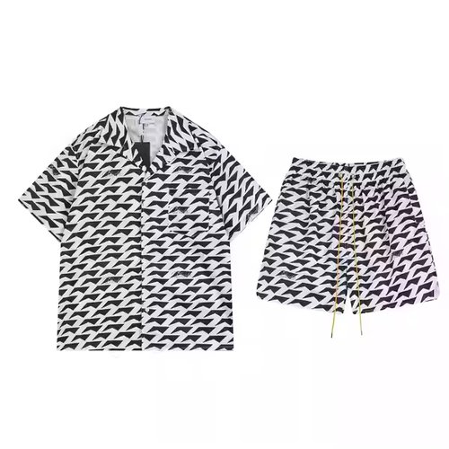 RHUDE BLACK SUMMER SET