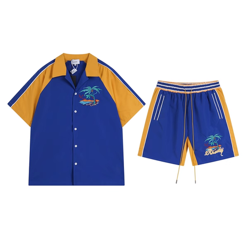 RHUDE BLUE BEACH SET