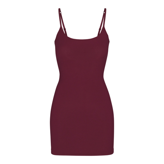 SKIMS BURGUNDY DRESS