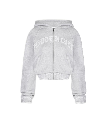 HIDDEN CULT GRAY ZIPUP