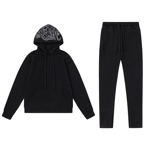 SYNA BLACK ON BLACK TRACKSUIT