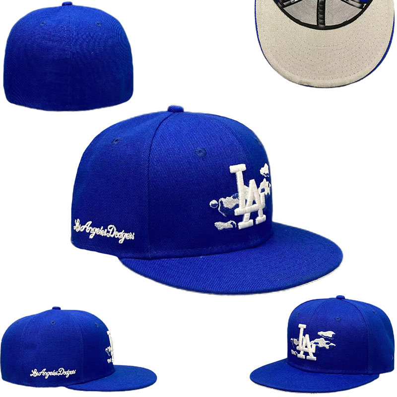 LA BLUE CLOUD FITTED CAP