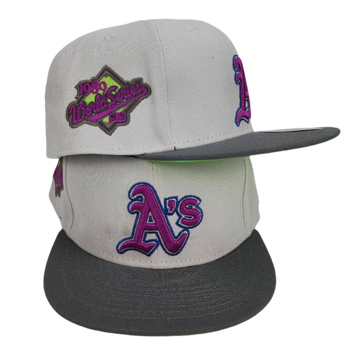 ATLANTA GRAY FITTED CAP