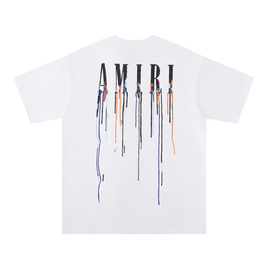 AMIRI WHITE DRIP SHIRT