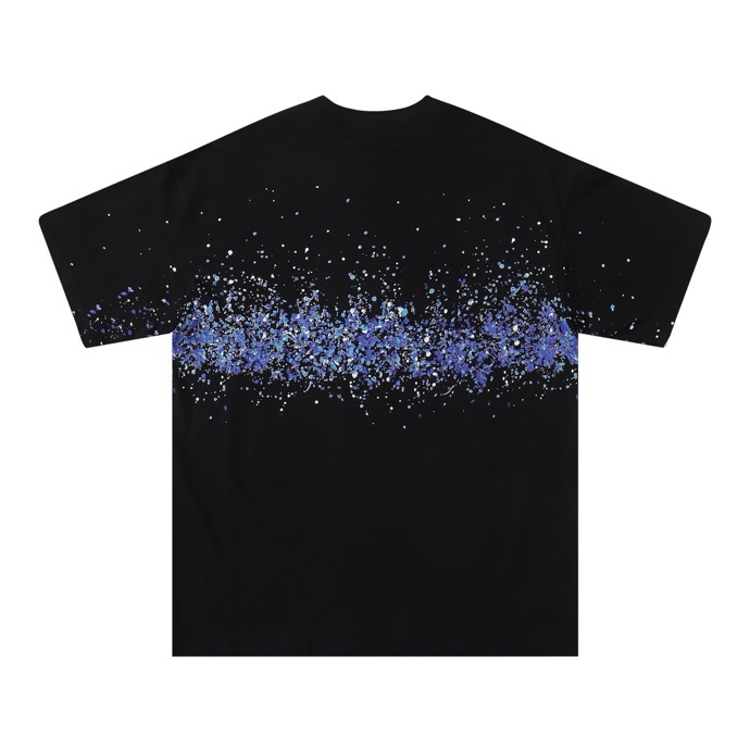 AMIRI BLACK BLUE SPLATTER SHIRT