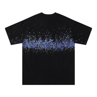 AMIRI BLACK BLUE SPLATTER SHIRT