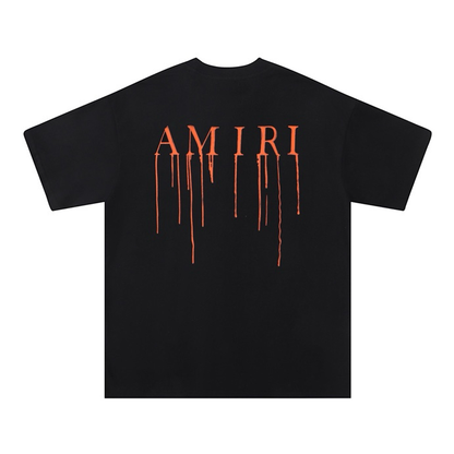 AMIRI BLACK BLOOD DRIP SHIRT