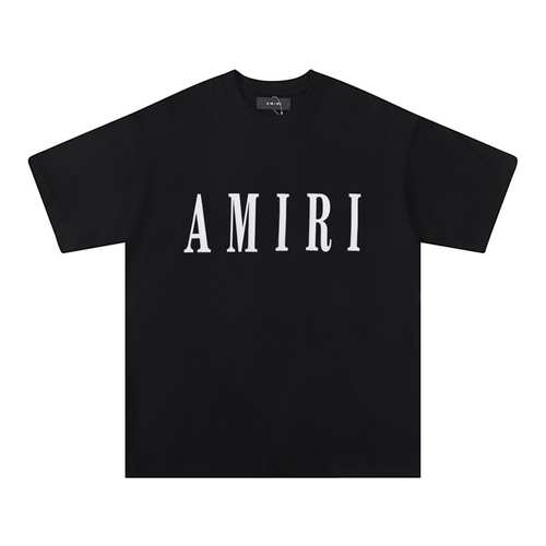 AMIRI BLACK FRONT LOGO SHIRT