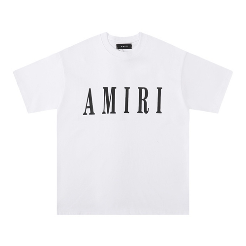 AMIRI WHITE FRONT LOGO SHIRT