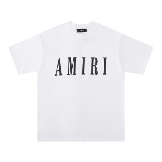 AMIRI WHITE FRONT LOGO SHIRT