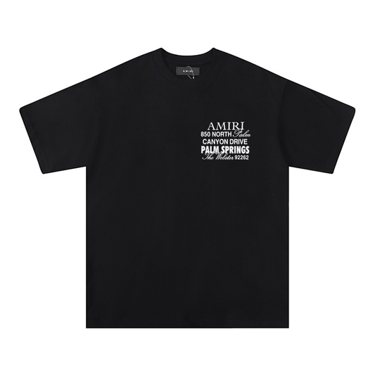 AMIRI PALM SPRINGS SHIRT BLACK