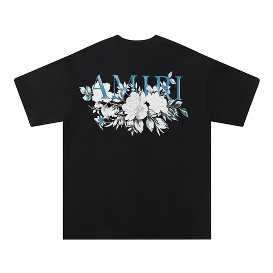 AMIRI FLOWER SHIRT BLACK