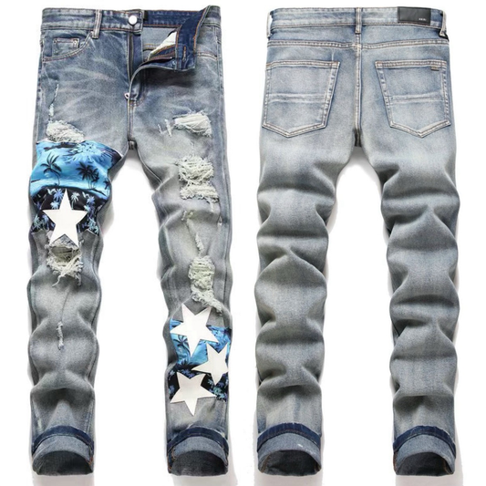 AMIRI STAR PALM JEANS