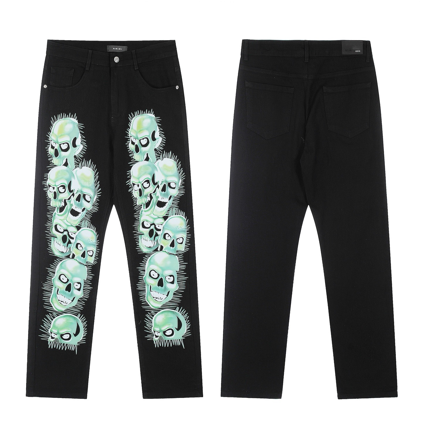 AMIRI BLACK SKULL JEANS