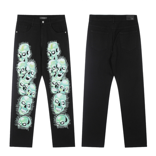 AMIRI BLACK SKULL JEANS