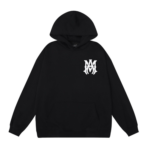 AMIRI LOGO HOODIE BLACK