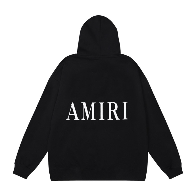 AMIRI LOGO HOODIE BLACK