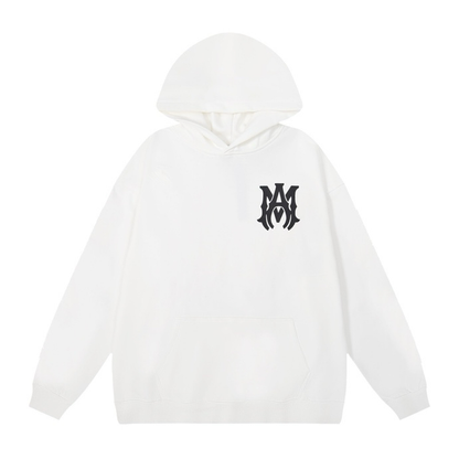 AMIRI LOGO HOODIE WHITE