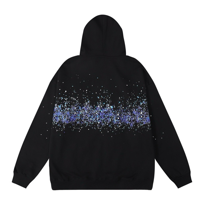 AMIRI SPLATTER BLACK HOODIE