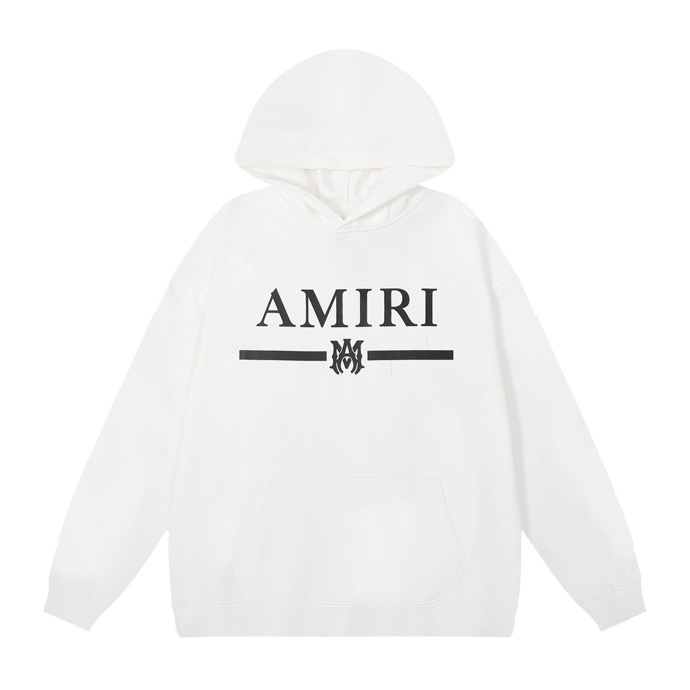 AMIRI BAREBONES HOODIE WHITE