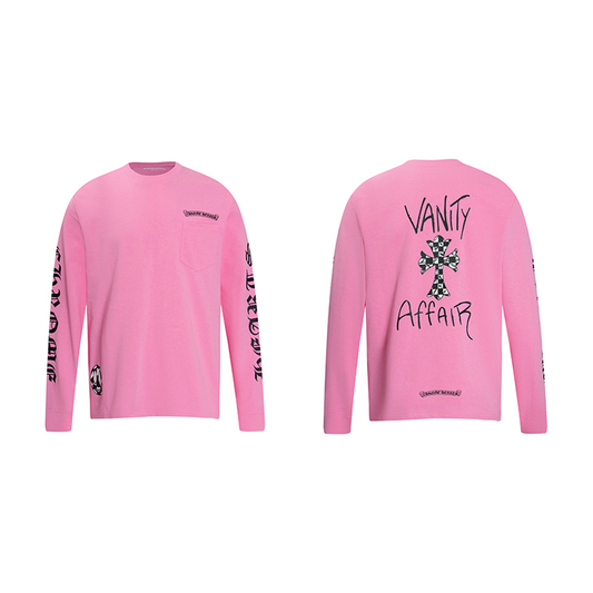 CHROME HEARTS PINK VANITY AFFAIR SWEATER