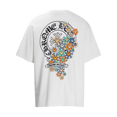 CHROMEHEARTS SUNFLOWER SHIRT WHITE